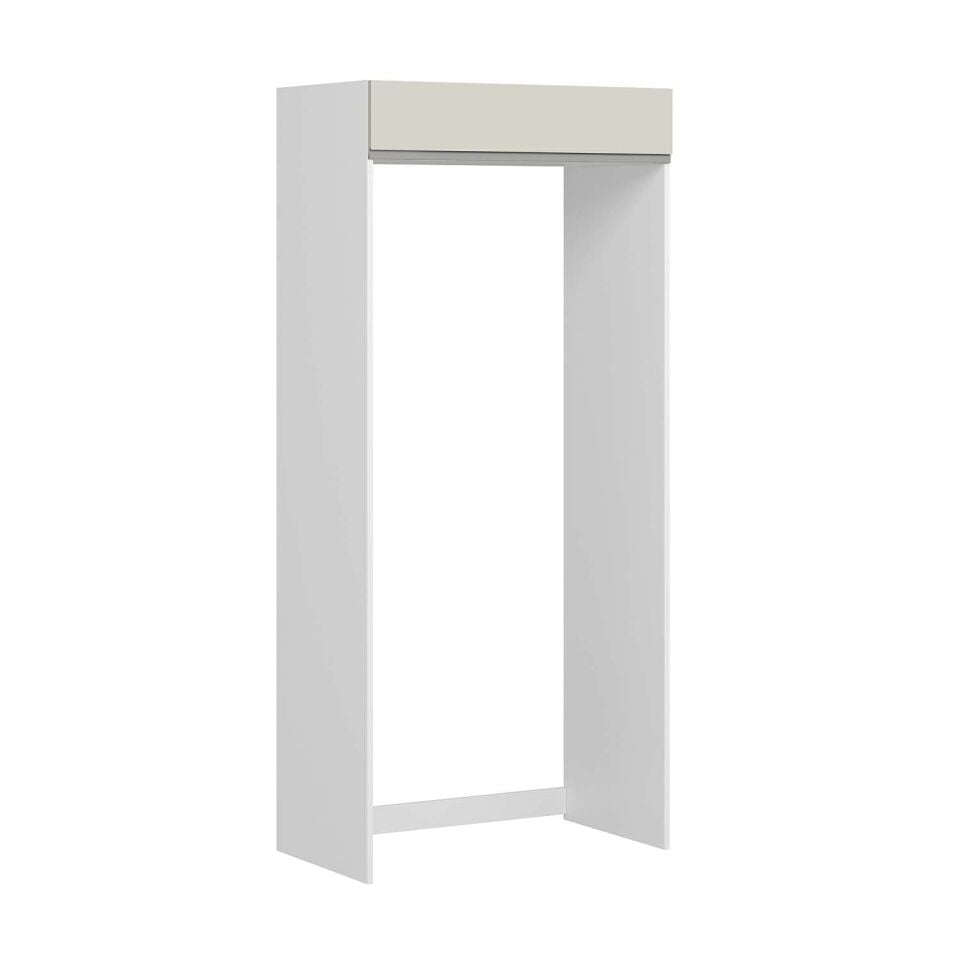 Alvinka Mutfak Modül Hg_J 100-H222Cm Buz Dolabı Beyaz Kumtası