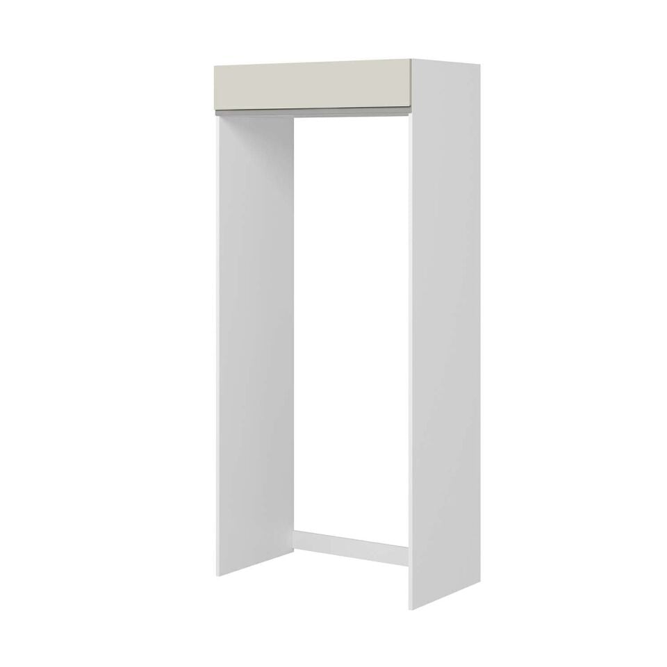 Alvinka Mutfak Modül Hg_J 100-H222Cm Buz Dolabı Beyaz Kumtası