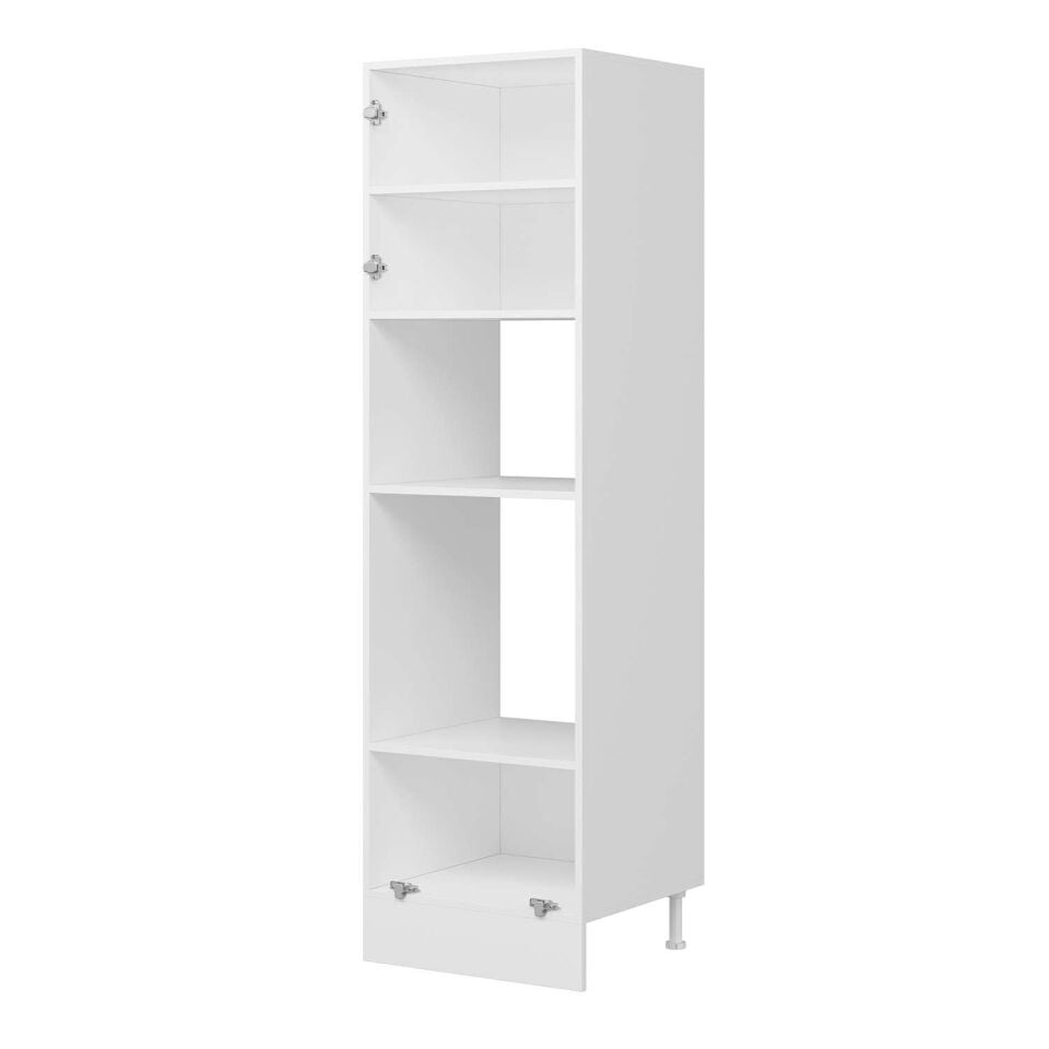 Alvinka Mutfak Modül Hg_J 60-H210Cm Boy Ank Dolabı Beyaz Kumtası