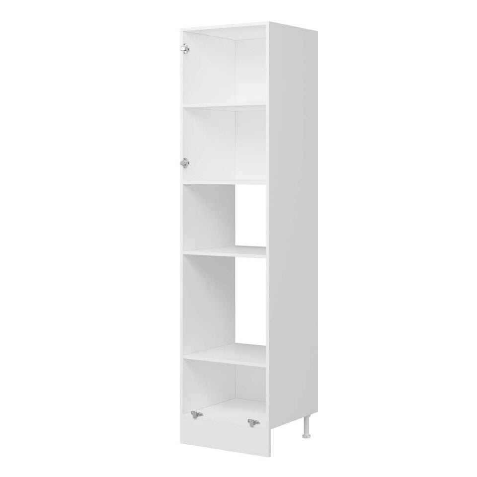 Alvinka Mutfak Modül Hg_J 60-H240Cm Boy Ank Dolabı Beyaz Kumtası