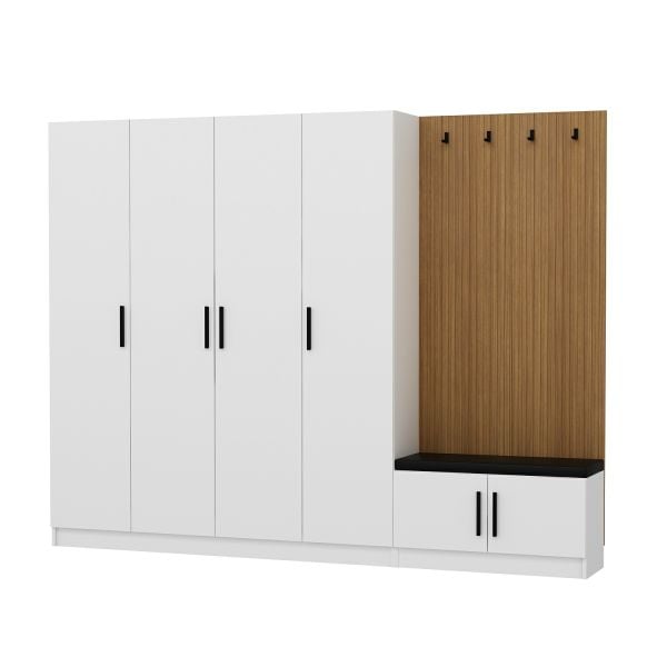 Minar Kale Dekor Panel 4 K 2B Raf Portmanto+Ayk Mind Byz Byz