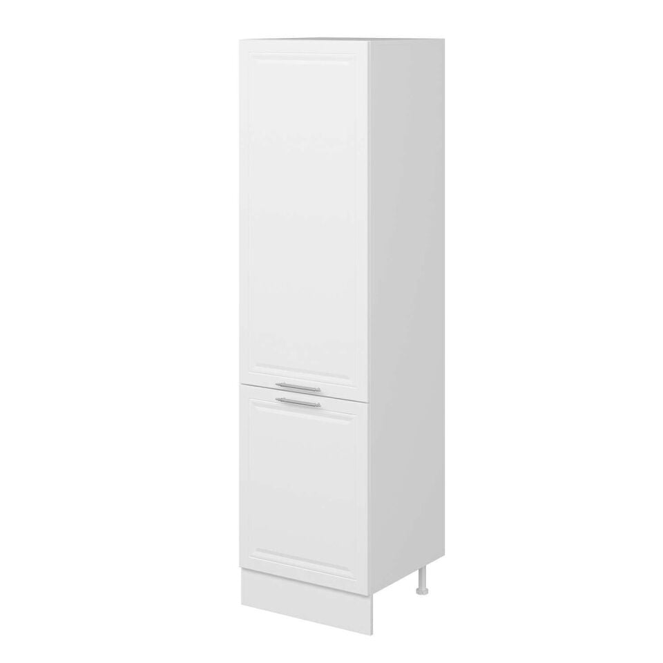 Alvinka Mutfak Modül Mbr_C 60-H222Cm Boy Dolabı Beyaz Beyaz Mdf