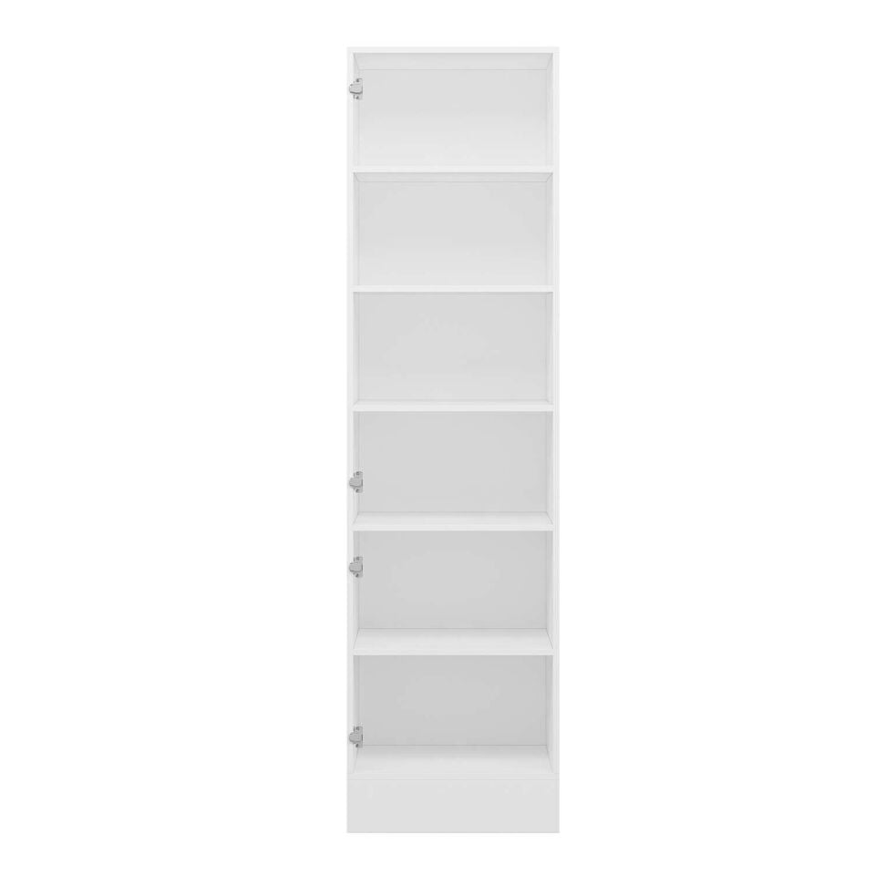 Alvinka Mutfak Modül Mbr_C 60-H222Cm Boy Dolabı Beyaz Beyaz Mdf