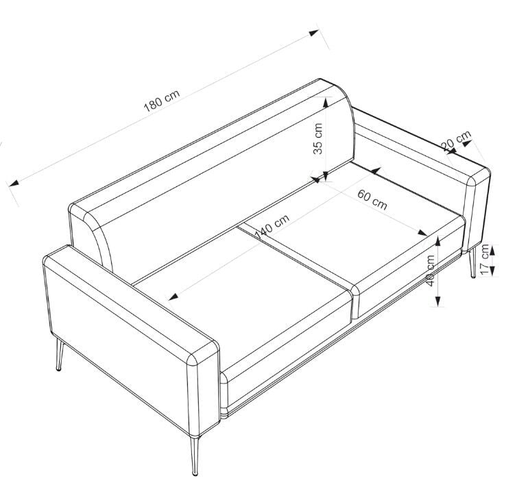 Lux 2'li Koltuk Gold