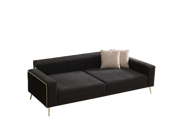 Lux 3'lü Koltuk Gold