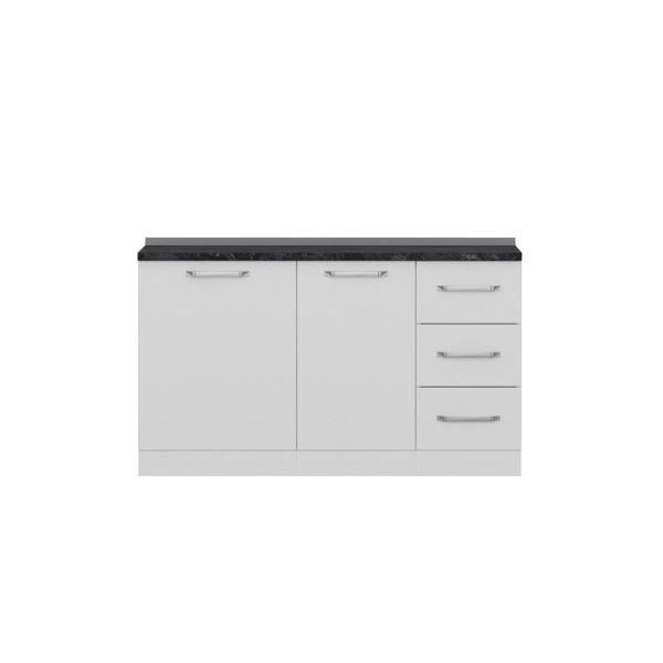 Minar 145 Cm Mutfak Dolabı Beyaz 145-B1-Alt Modül