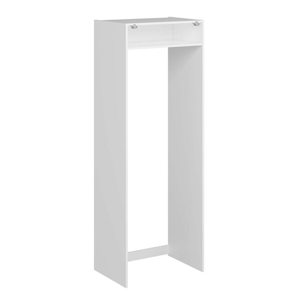 Alvinka Mutfak Modül Mbr_C 80-H222Cm Buz Dolabı Beyaz Antrasit Mdf