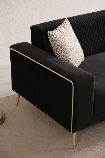 Lux Koltuk Takımı 3+2+1 Gold Ayak - Anka17 Anka01