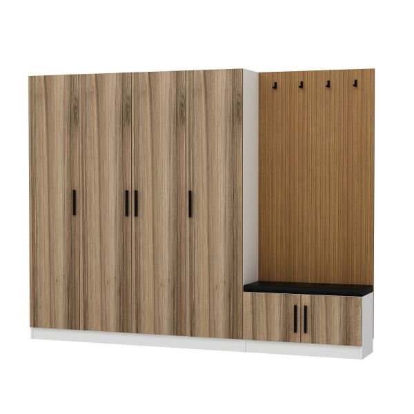Minar Kale Dekor Panel 4 K 2B Raf Portmanto+Ayk Mind Byz Dore