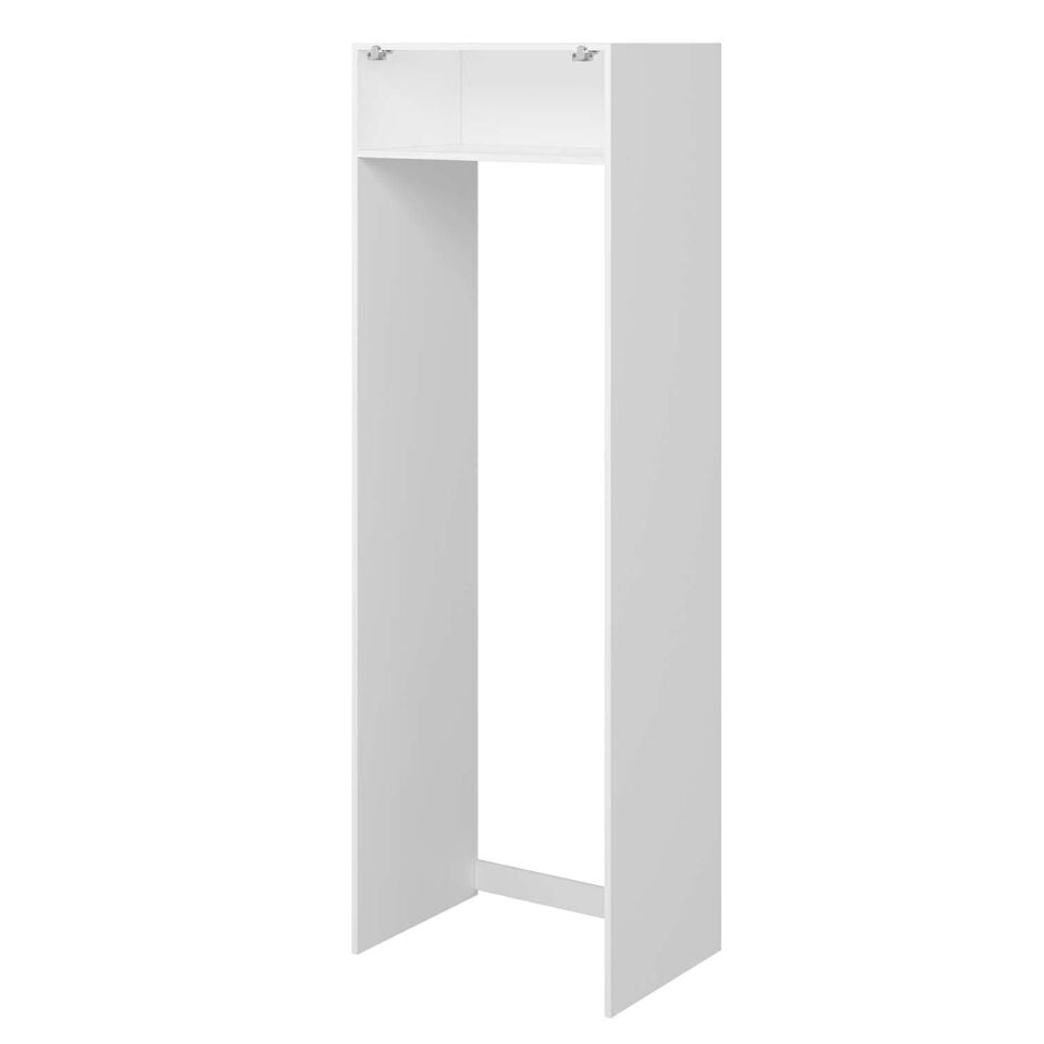 Alvinka Mutfak Modül Mbr_C 80-H240Cm Buz Dolabı Beyaz Antrasit Mdf