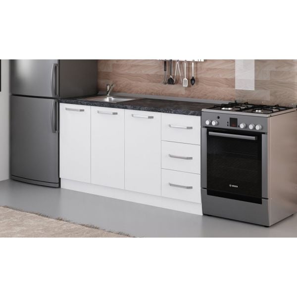 Minar 160 Cm Mutfak Dolabı Beyaz 160-B1-Alt Modül