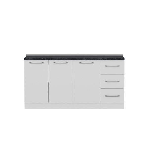 Minar 165 Cm Mutfak Dolabı Beyaz 165-B1-Alt Modül