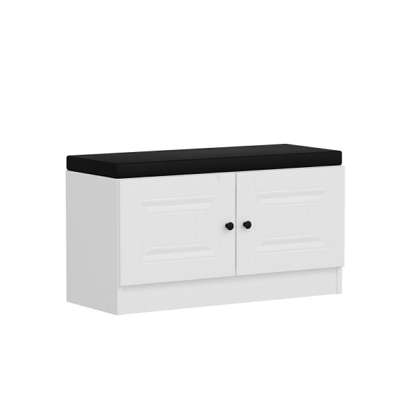 Minar Kale Ayakkabılık Minderli Beyaz Mebran İlkbahar Beyaz