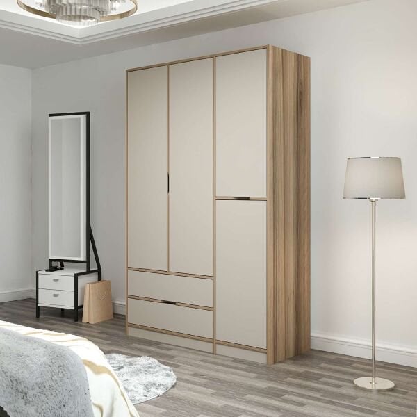 Elina 3 Kapaklı Dolap - Dore/Kumtaşı