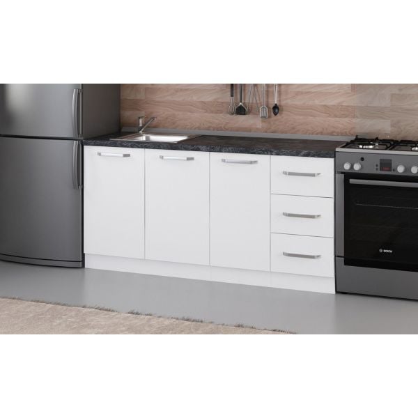 Minar 170 Cm Mutfak Dolabı Beyaz 170-B1-Alt Modül