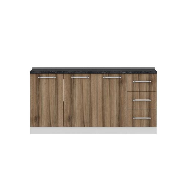 Minar 170 Cm Mutfak Dolabı Beyaz Dore 170-D1 -Alt Modül