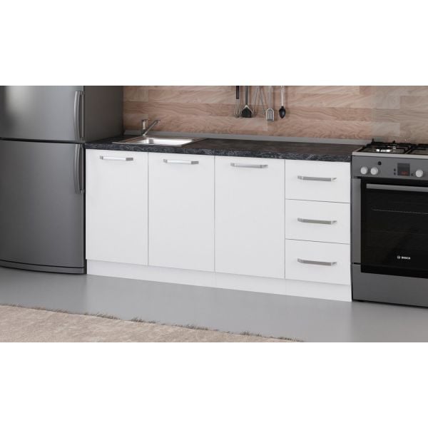 Minar 175 Cm Mutfak Dolabı Beyaz 175-B1 -Alt Modül