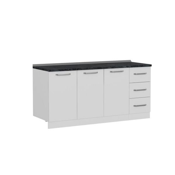 Minar 175 Cm Mutfak Dolabı Beyaz 175-B1 -Alt Modül