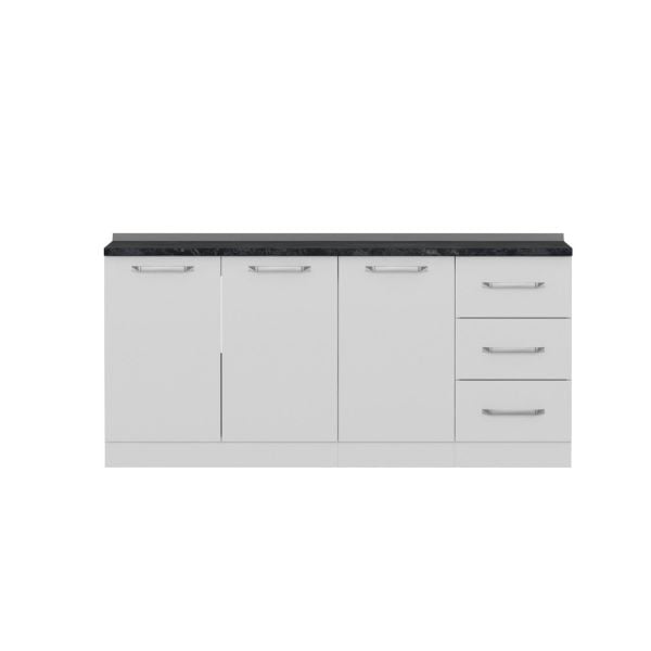 Minar 180 Cm Mutfak Dolabı Beyaz 180-B2-Alt Modül