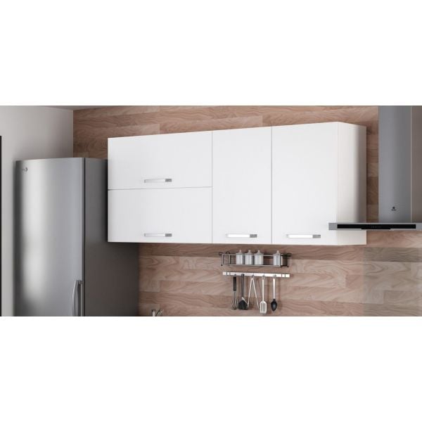 Minar 180 Cm Mutfak Dolabı Beyaz 180-B2-Üst Modül