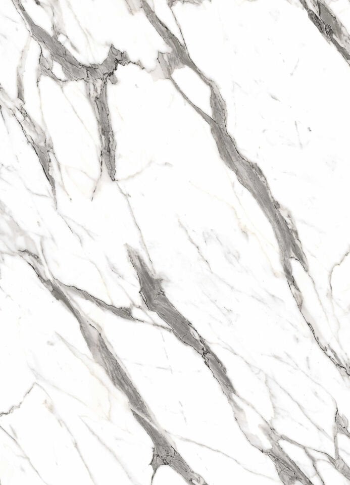 Alvinka Laminat Tezgah - Beyaz Mermer Desenli