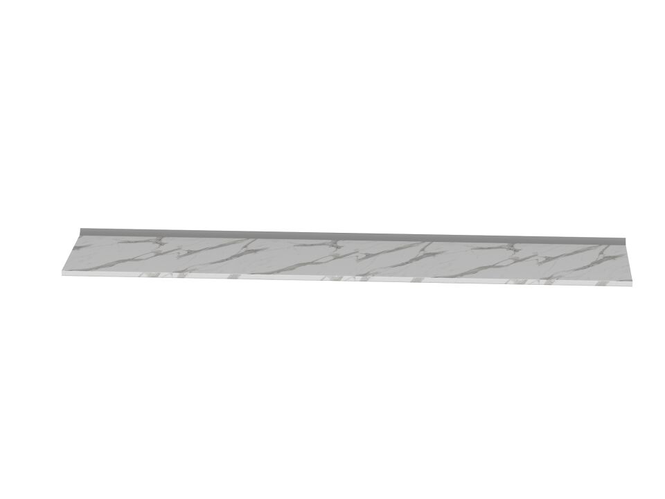 Alvinka Laminat Tezgah - Beyaz Mermer Desenli 65 cm