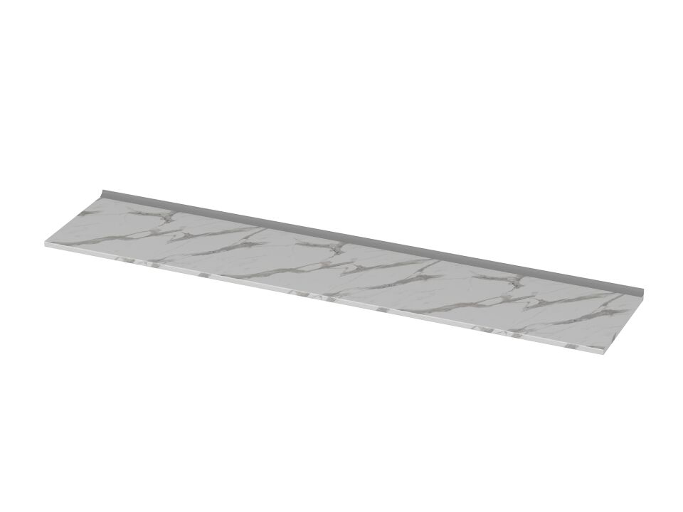 Alvinka Laminat Tezgah - Beyaz Mermer Desenli 65 cm