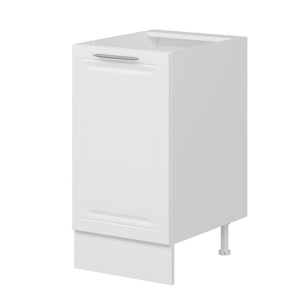 Alvinka Mutfak Modül Mbr_C Alt 1K1R 45Cm Dolap Beyaz Beyaz Mdf