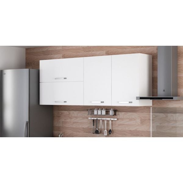 Minar 185 Cm Mutfak Dolabı Beyaz 185-B2-Üst Modül