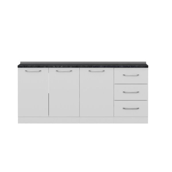 Minar 190 Cm Mutfak Dolabı Beyaz 190-B1-Alt Modül