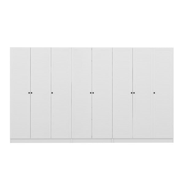 Minar Kale 210 Cm 8 Kapaklı 4B Raf Portmanto Byz Mbr Panjur Byz