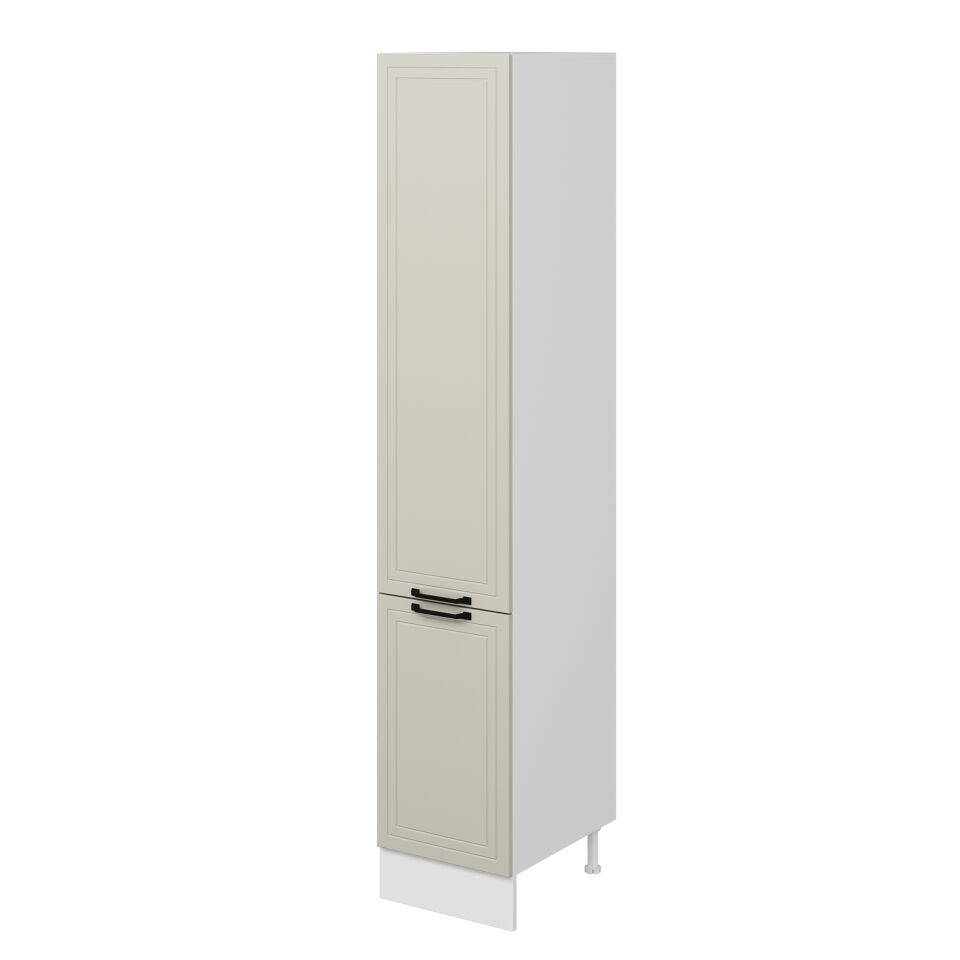 Alvinka Mutfak Modül Mbr_A 45-H240Cm Boy Dolabı Beyaz Kumtaşı Mdf