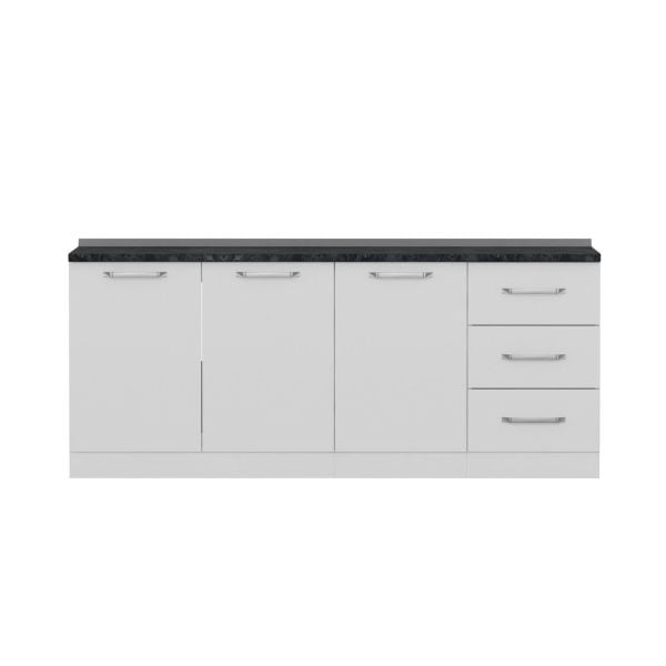 Minar 200 Cm Mutfak Dolabı Beyaz 200-B2-Alt Modül