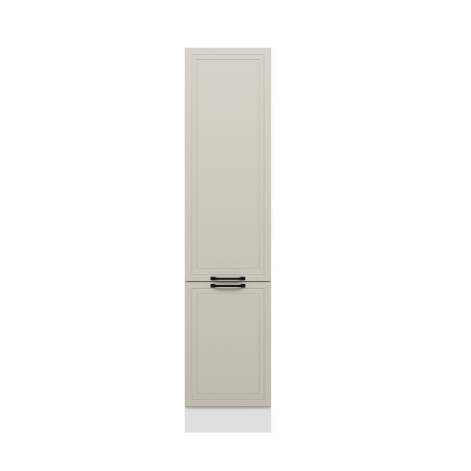 Alvinka Mutfak Modül Mbr_A 50-H222Cm Boy Dolabı Beyaz Kumtaşı Mdf