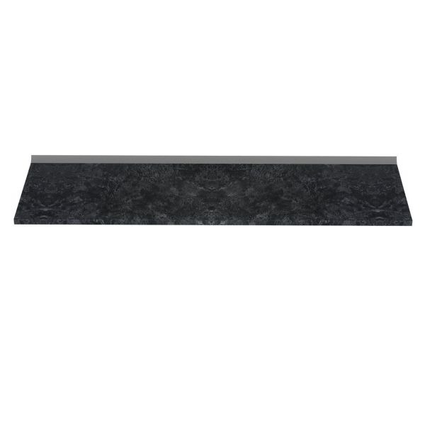 Laminat Tezgah - Siyah Mermer Desenli 260 Cm