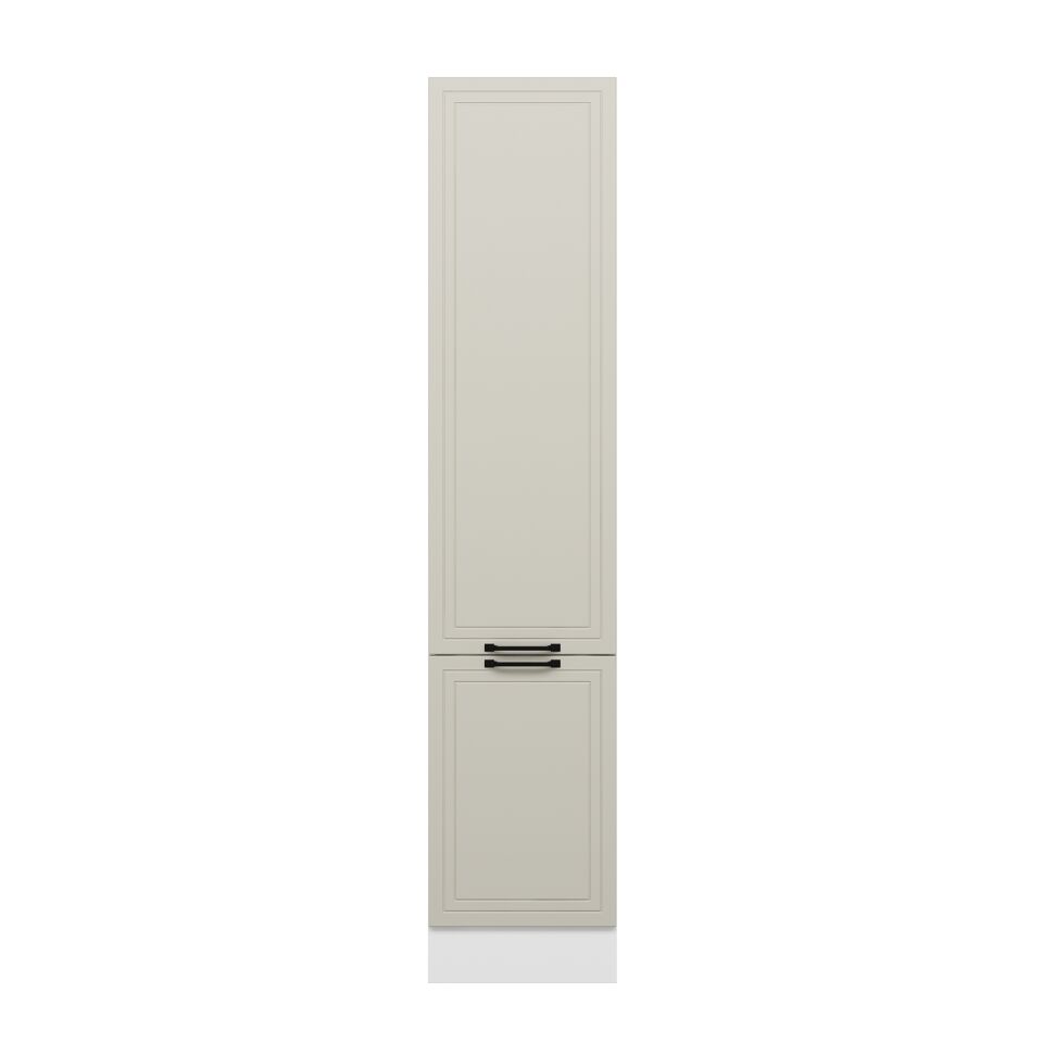 Alvinka Mutfak Modül Mbr_A 50-H240Cm Boy Dolabı Beyaz Kumtaşı Mdf
