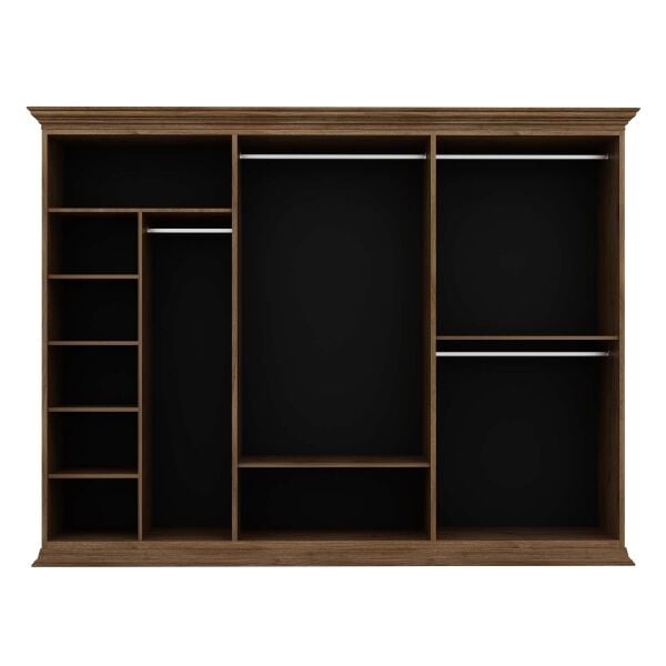 Retro 6 Kapaklı Dolap - Rahle Ceviz