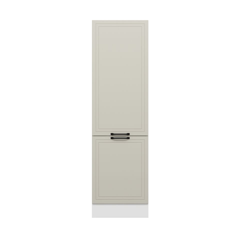 Alvinka Mutfak Modül Mbr_A 60-H210Cm Boy Dolabı Beyaz Kumtaşı Mdf