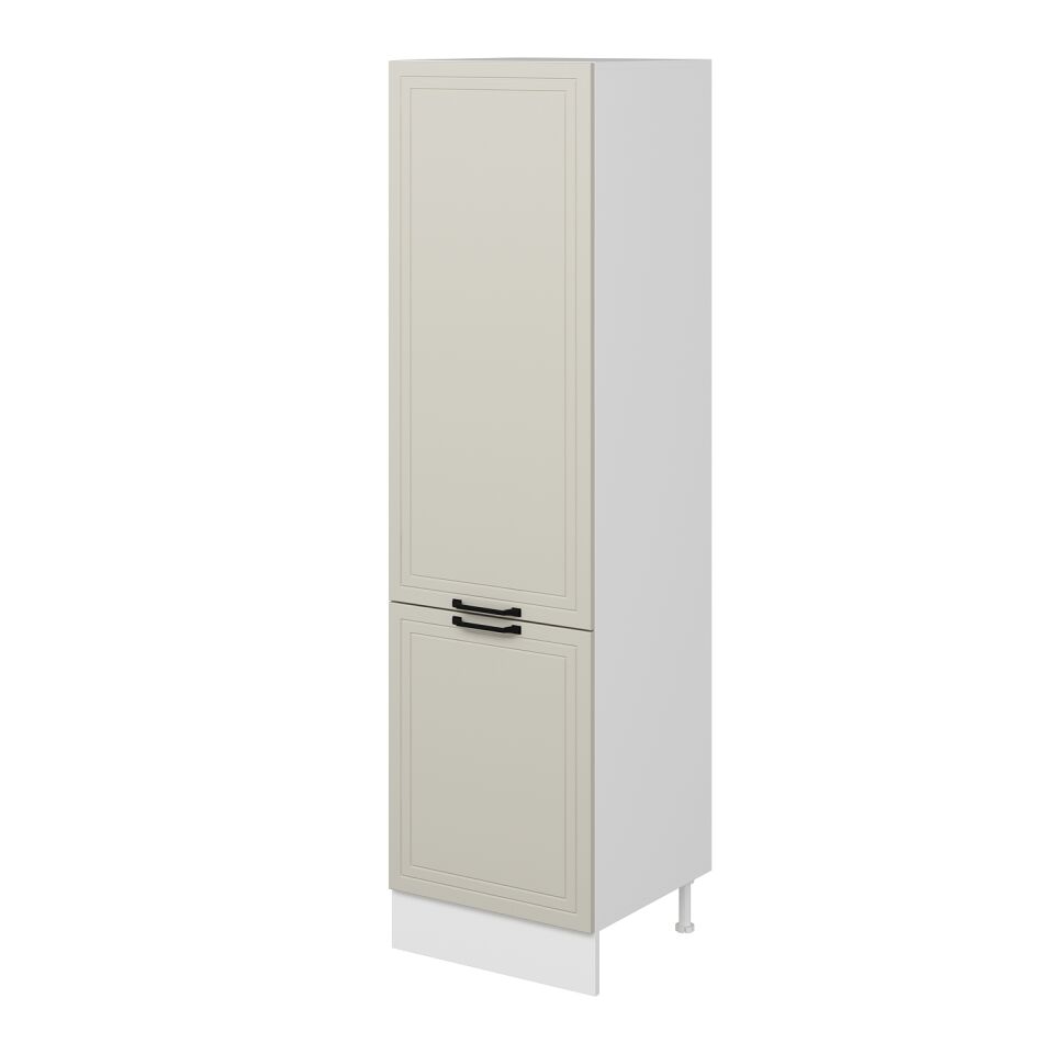 Alvinka Mutfak Modül Mbr_A 60-H222Cm Boy Dolabı Beyaz Kumtaşı Mdf
