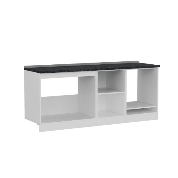 Minar 200 Cm Mutfak Dolabı Beyaz Dore 200-D6-Alt Modül