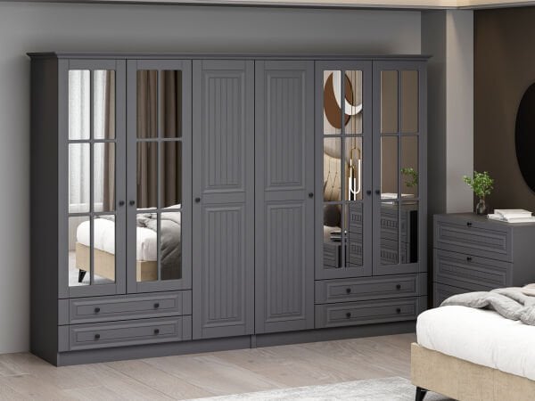 İlkbahar Yatak Odası Takımı - Antrasit