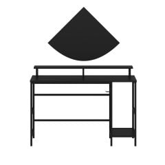 Minar Greta Çalışma Masası Modül2 - Mat Siyah