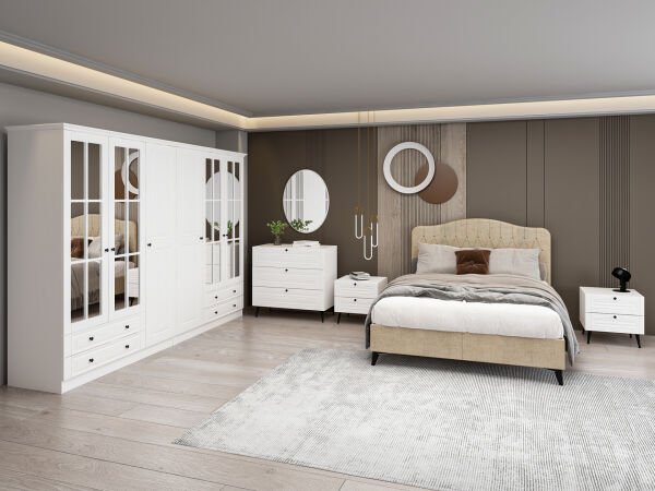 İlkbahar Yatak Odası Takımı - Beyaz