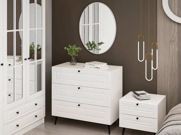 İlkbahar Yatak Odası Takımı - Beyaz