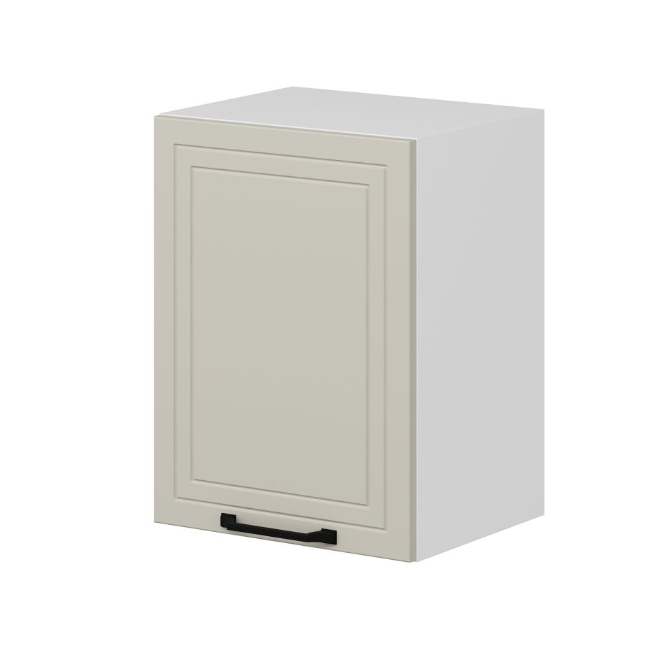 Alvinka Mutfak Modül Mbr_A Üst 1Dk1R 45-H60Cm Dolap Beyaz Kumtaşı Mdf