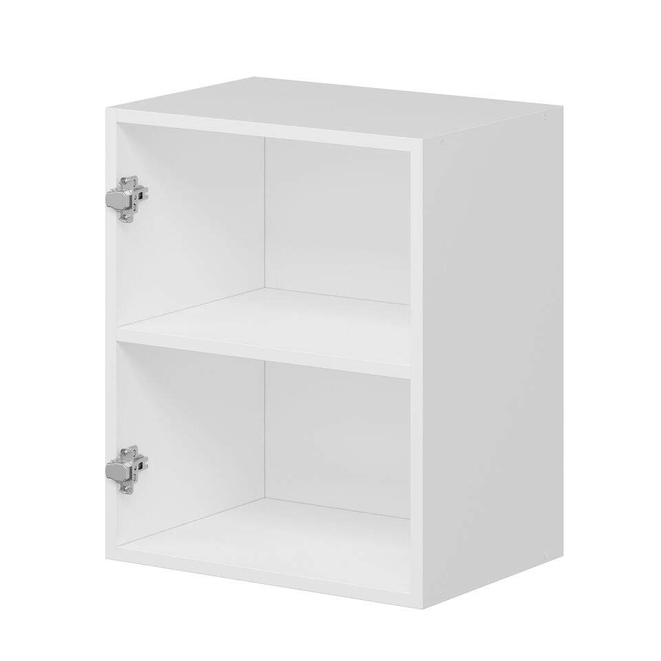 Alvinka Mutfak Modül Mbr_A Üst 1Dk1R 50-H60Cm Dolap Beyaz Kumtaşı Mdf