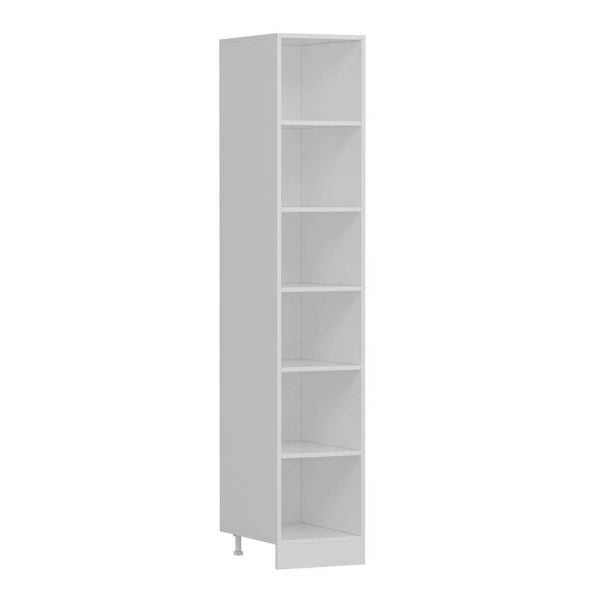 MİNAR 45 CM MUTFAK BOY DOLABI BEYAZ ANTRASİT D45-MCBA1