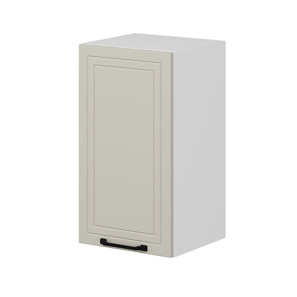 Alvinka Mutfak Modül Mbr_A Üst 1Dk2R 40-H72Cm Dolap Beyaz Kumtaşı Mdf