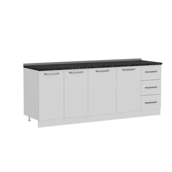 Minar 215 Cm Mutfak Dolabı Beyaz 215-B1-Alt Modül