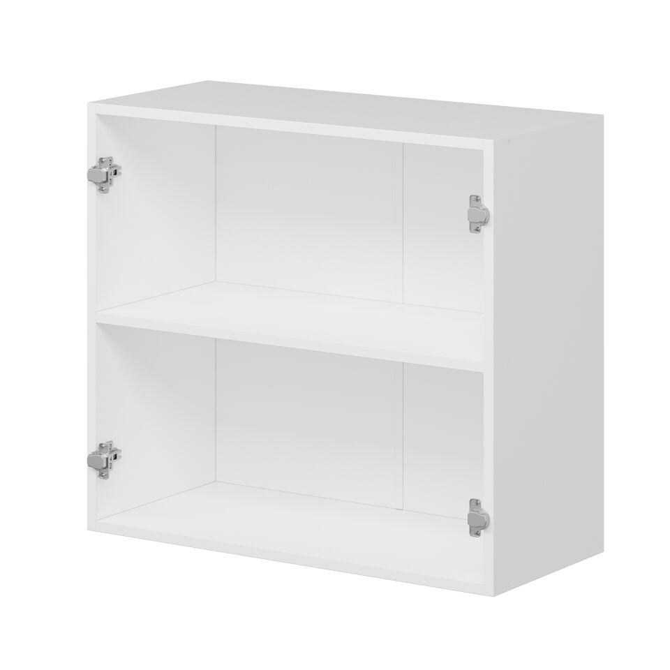 Alvinka Mutfak Modül Mbr_A Üst 2Dk1R 80-H72Cm Dolap Beyaz Kumtaşı Mdf